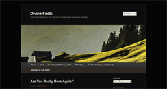 Desktop Screenshot of divinefacts.org