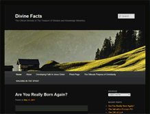 Tablet Screenshot of divinefacts.org